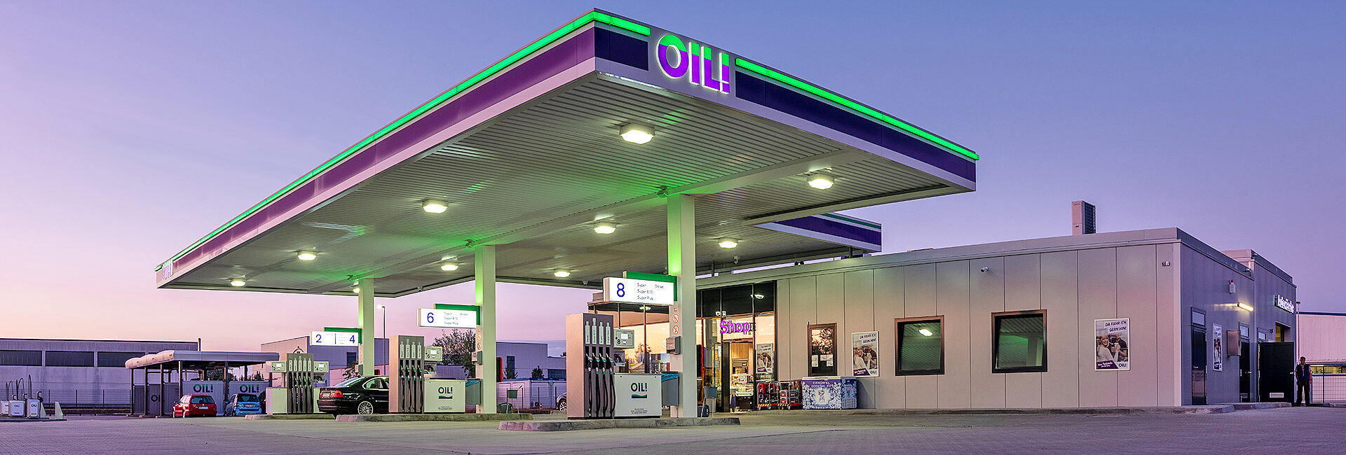 Herzlich Willkommen an Ihrer OIL! Station