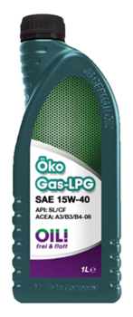Öko Gas-LPG SAE 15W-40 (Mineralisches Ganzjahres-/Mehrbereichsmotorenöl)