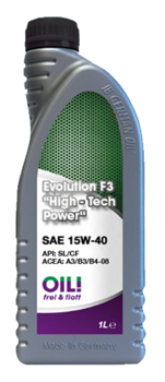 Evolution F3 „High-Tech Power“ SAE 15W-40 (Mineralisches Ganzjahres-/Mehrbereichsmotorenöl)